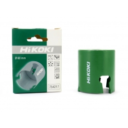 Otwornica z węglikiem. Do przepustów meblowych 60 mm. Do drewna, metalu, g-k. HiKOKI 754217