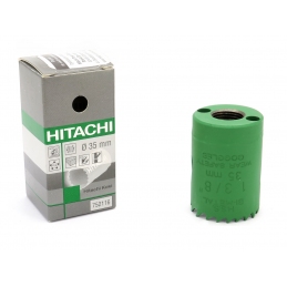 Otwornica HiKOKI 35 mm Bi-Metal HSS. Do drewna, metalu, g-k. HiKOKI 752116