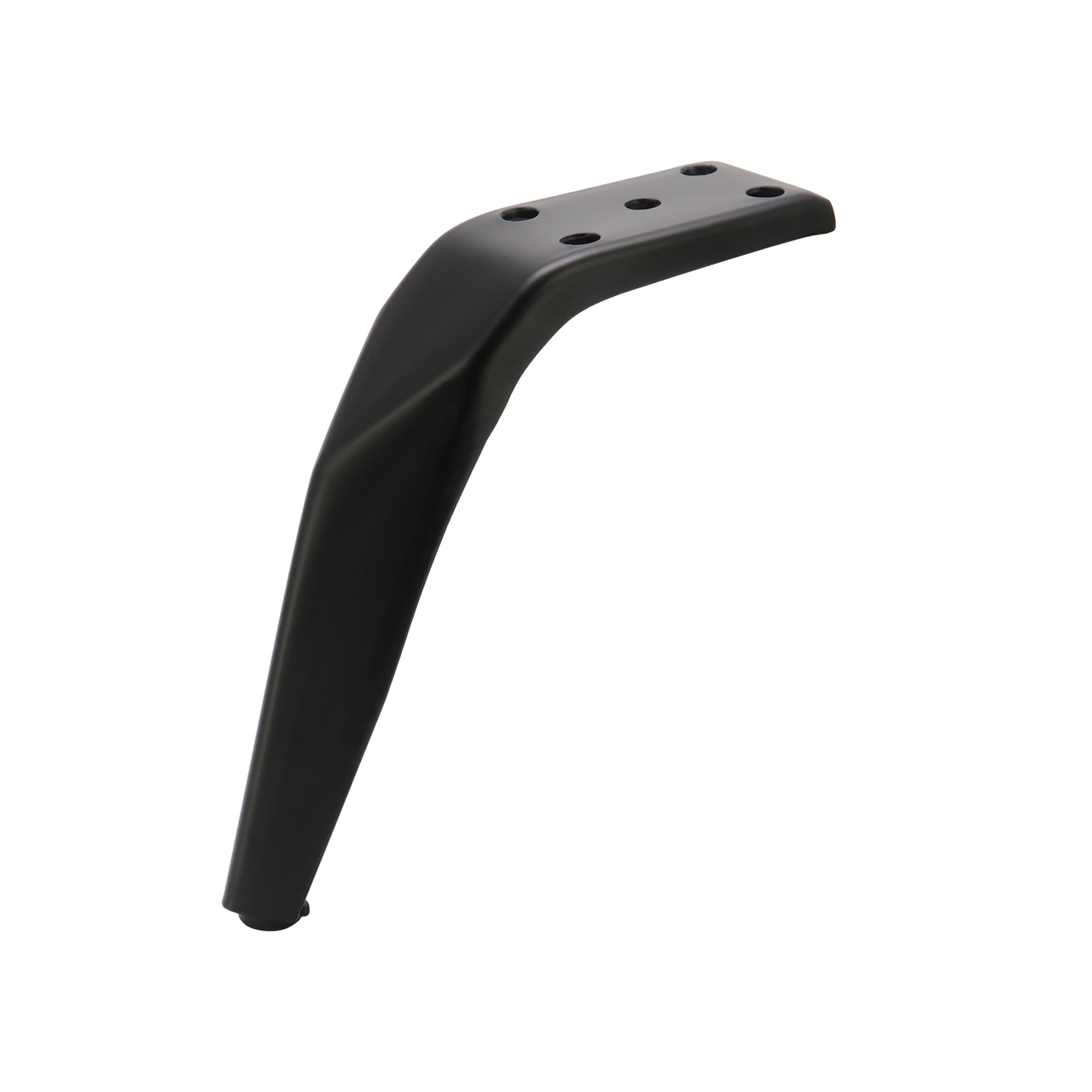 Czarna noga do mebli tapicerowanych, szafek, komód, 14 cm, KM 474