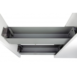 Wysuwany kosz cargo do szafki 15 cm, antracyt, 2 półki, lewy. SMARTT