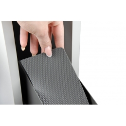 Wysuwany kosz cargo do szafki 15 cm, antracyt, 2 półki, prawy. SMARTT