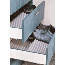 Wkład do szuflady 45 - 100 cm na buty, docinany, antracyt PEKA 15.071.A