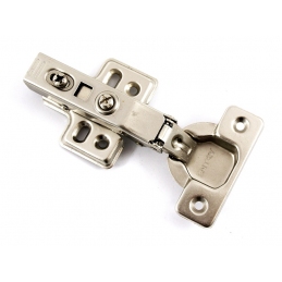 Zawias meblowy z hamulcem, nakładany, wypinany klip, Demos Entry