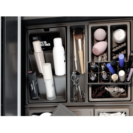Organizer na kosmetyki do szuflady 45 cm ONDA Line , antracyt PEKA 14.5401.43