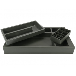 Organizer na kosmetyki do szuflady 45 cm ONDA Line, antracyt PEKA 14.5402.43