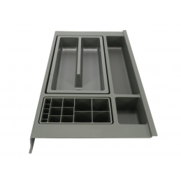 Organizer na kosmetyki do szuflady 45 cm ONDA Line, antracyt PEKA 14.5402.43