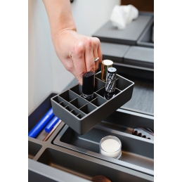 Organizer na kosmetyki do szuflady 45 cm ONDA Line, antracyt PEKA 14.5402.43