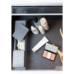 Organizer na kosmetyki do szuflady 45 cm ONDA Line , antracyt PEKA 14.5405.43