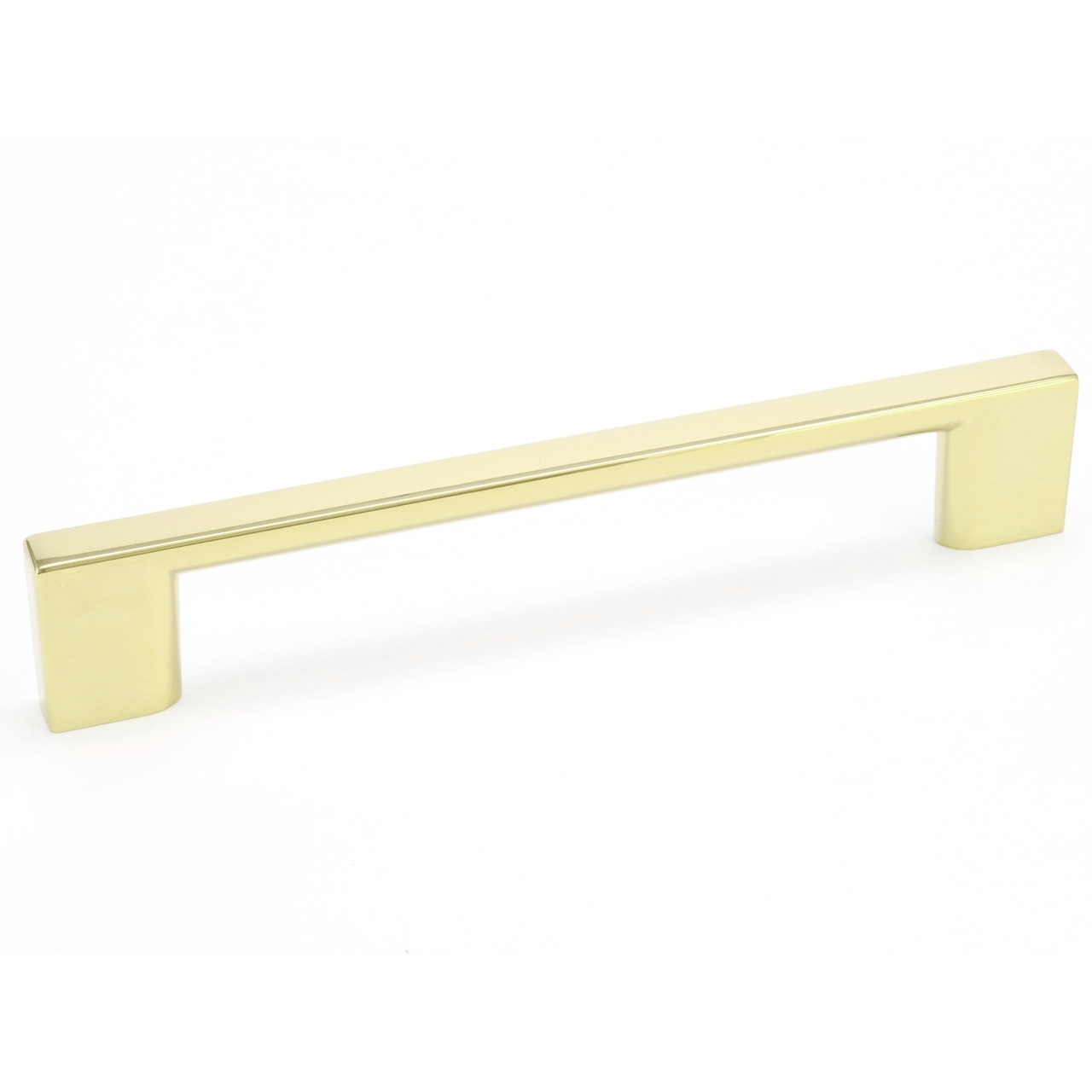 Uchwyt meblowy złoty połysk prosty płaski TM D705 96, 128, 160, 192, 256, 320,