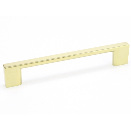 Uchwyt meblowy złoty połysk prosty płaski TM D705 96, 128, 160, 192, 256, 320,