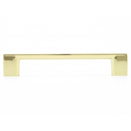 Uchwyt meblowy złoty połysk prosty płaski TM D705 96, 128, 160, 192, 256, 320,