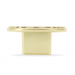 Gałka meblowa złota, nowoczesna, metalowa, ozdobna G57869