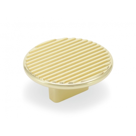 Gałka meblowa złota, nowoczesna, metalowa, ozdobna G57869