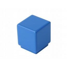 Gałka meblowa kwadratowa niebieska kostka sześcian kolorowa 20x20 2810