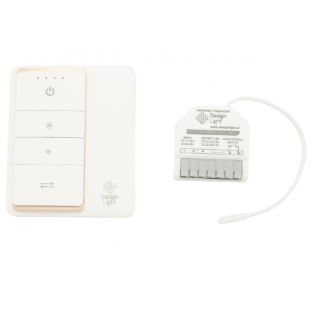 Zdalne sterowanie oświetleniem LED. Pilot + Ściemniacz. Radio, 12-48V, 96-288W