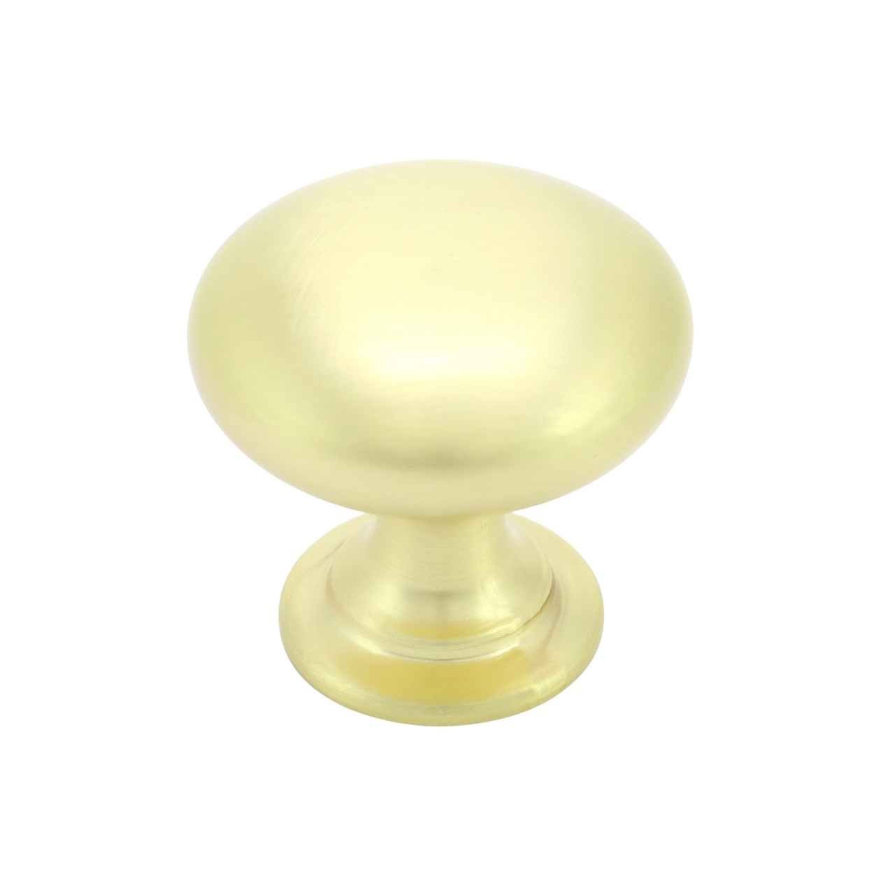 Gałka meblowa złota matowa szczotkowana metalowa klasyczna 27 mm LB KN-05