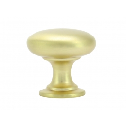 Gałka meblowa złota matowa szczotkowana metalowa klasyczna 27 mm LB KN-05