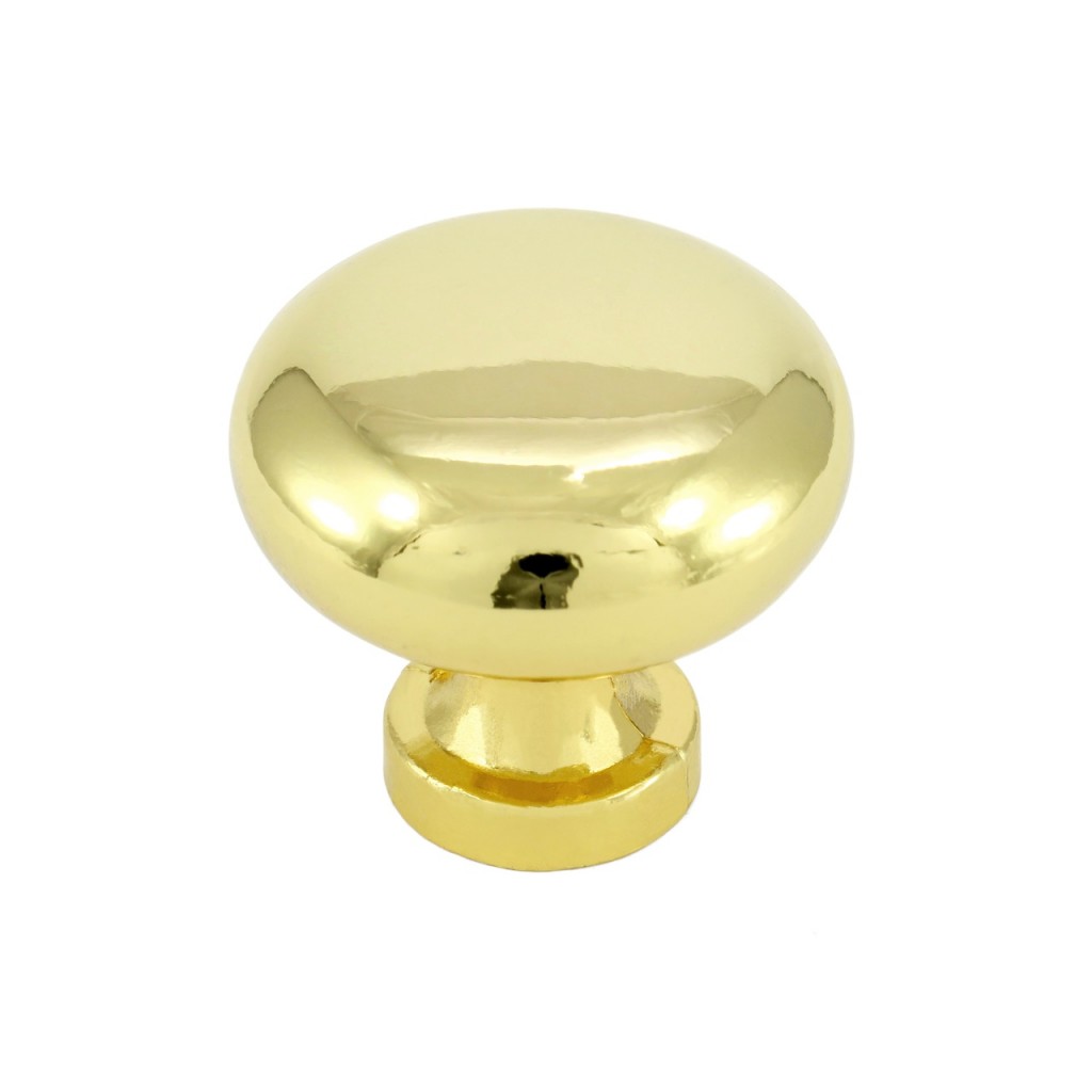 Gałka meblowa złota metalowa masywna ozdobna 28 mm ALICE