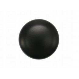 Gałka meblowa czarna matowa metalowa klasyczna 27 mm LB KN-05