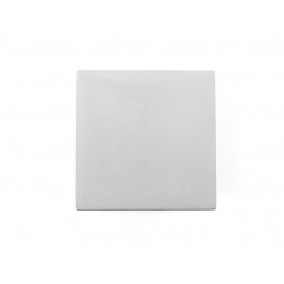 Uchwyt meblowy aluminium płaski kwadrat 52 x 52, metalowy GAMET UU74, 16 mm
