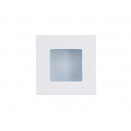 Uchwyt meblowy wpuszczany biały kwadrat 40, pod frez 35 mm GTV B226