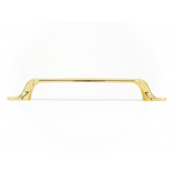 Uchwyt meblowy złoty połysk, klasyczny, zaokrąglony, masywny ADA 128, 160, 192