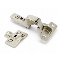 Zawias meblowy wewnętrzny, z hamulcem, wypinany, klip z regulacją 3D HAFELE 311.04.002