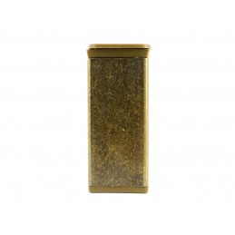 Nóżka meblowa retro, stare złoto, z regulacją kwadratowa 40x40, H-100