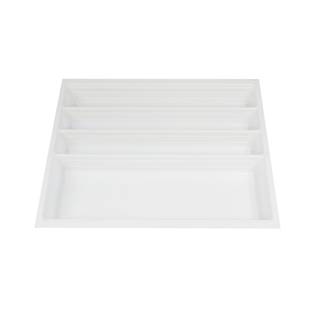 Biały organizer, wkład na sztućce do szuflady 60 x 50 cm / 518 x 474 x 60 mm PEKA SCOOP 07.4295.BL