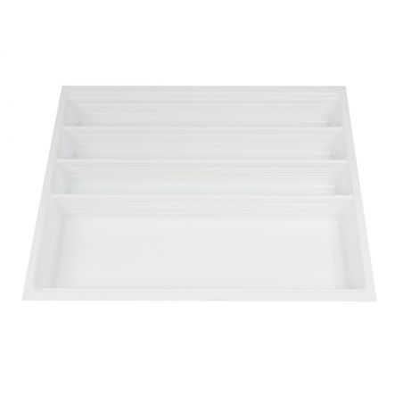 Biały organizer, wkład na sztućce do szuflady 60 x 50 cm / 518 x 474 x 60 mm PEKA SCOOP 07.4295.BL