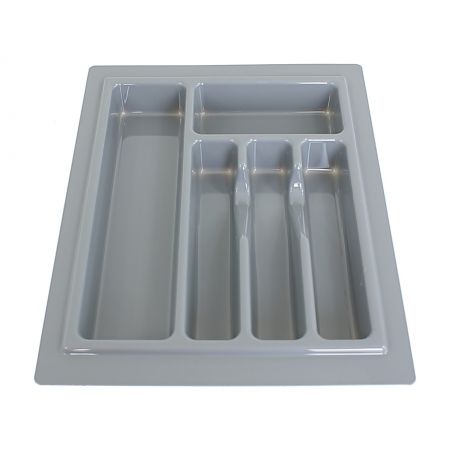 Wkład, organizer na sztućce do szuflady 50 x 45 cm, szary (BLUM, MB, AMIX)