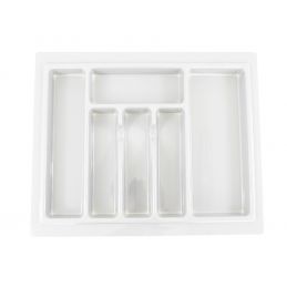 Wkład, organizer na sztućce do szuflady 60 x 45 cm, biały (BLUM, MB, AMIX)