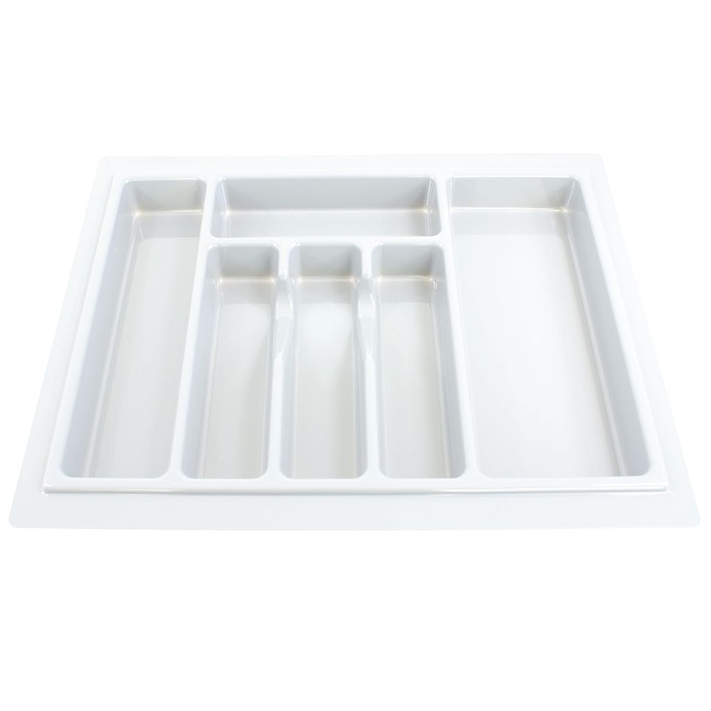 Wkład, organizer na sztućce do szuflady 60 x 45 cm, biały (BLUM, MB, AMIX)